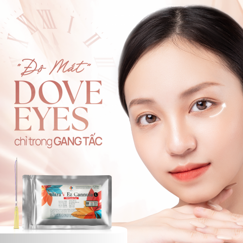 TẠO HÌNH MẮT BỒ CÂU DOVE EYES BẰNG CHỈ ULTRA V LIFT