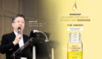 [WORKSHOP] Xu hướng trẻ hóa da từ hoạt chất Idebenone