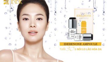 IDEBENONE AMPOULE – Tuổi 30 và nỗi lo lão hóa da