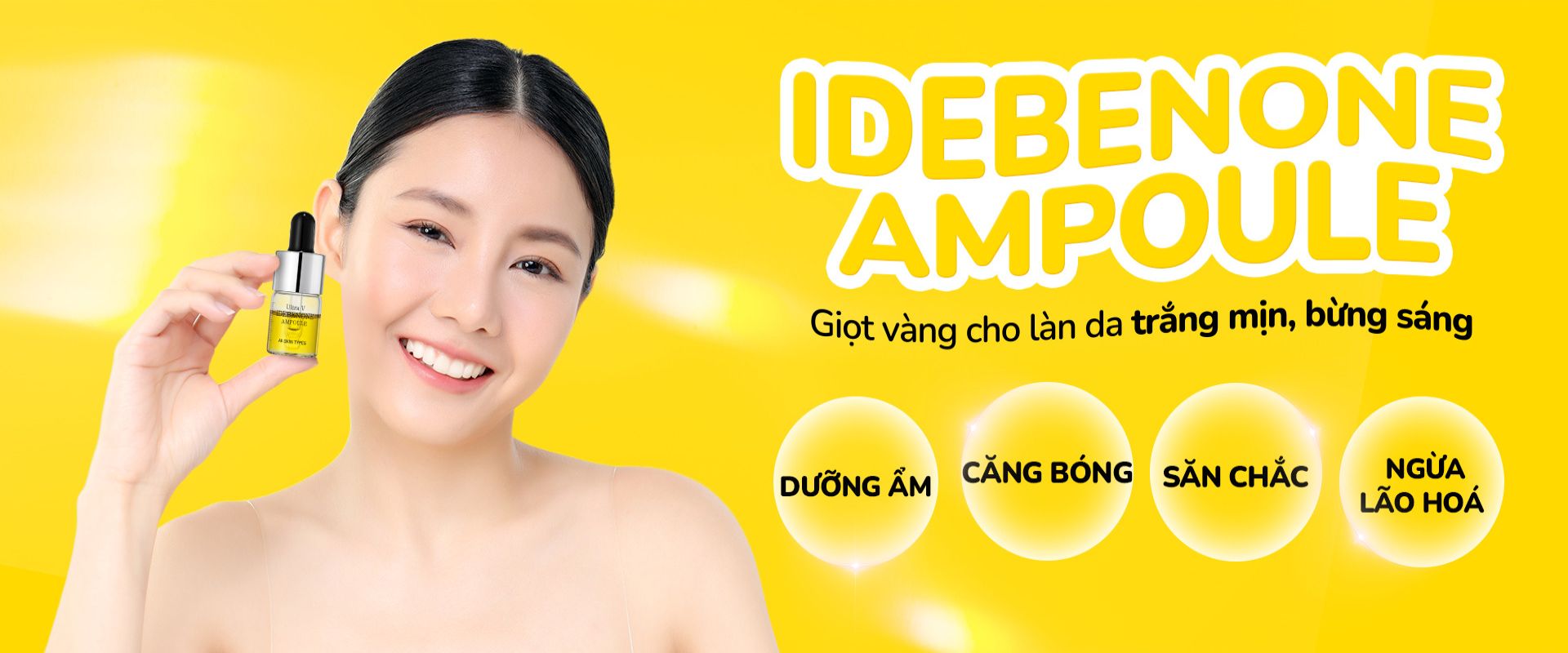 idbenone ampoule - Giọt vàng của làn da